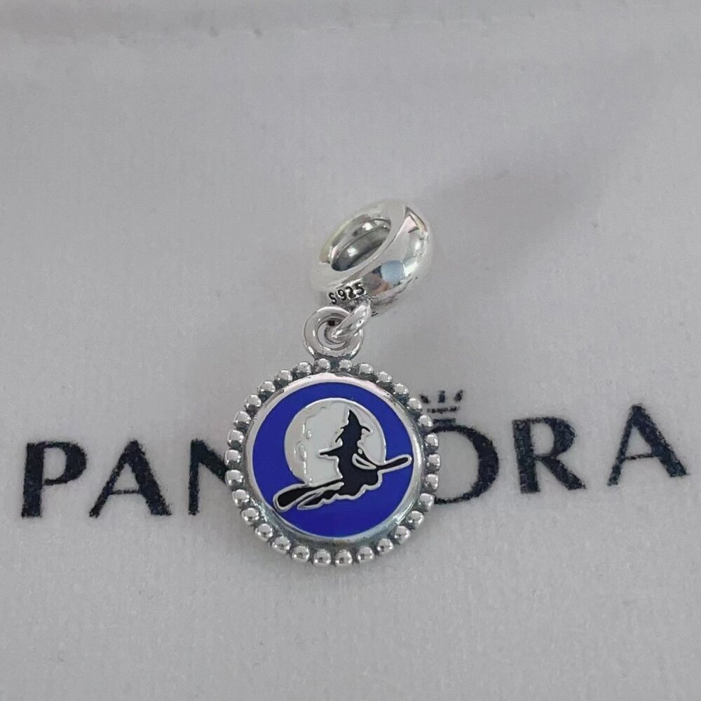 Pandora Halloween Evil Witch Vintage Beads Dangle Charm Pendant